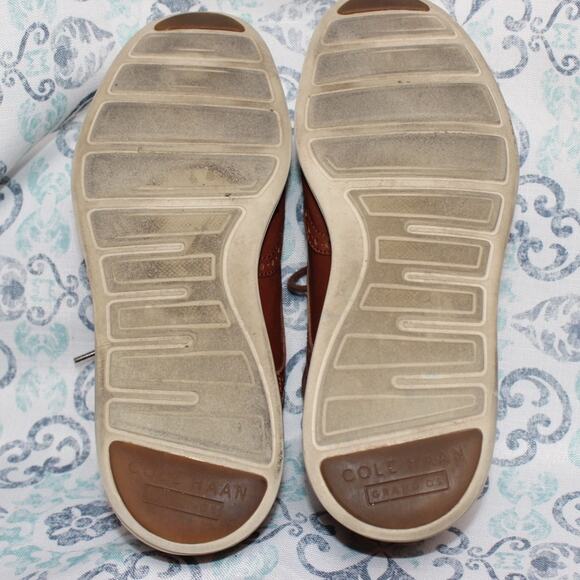 Cole Haan Men's‎ OriginalGrand Wingtip Oxford Brown Style C26471 size 8M - Picture 6 of 9